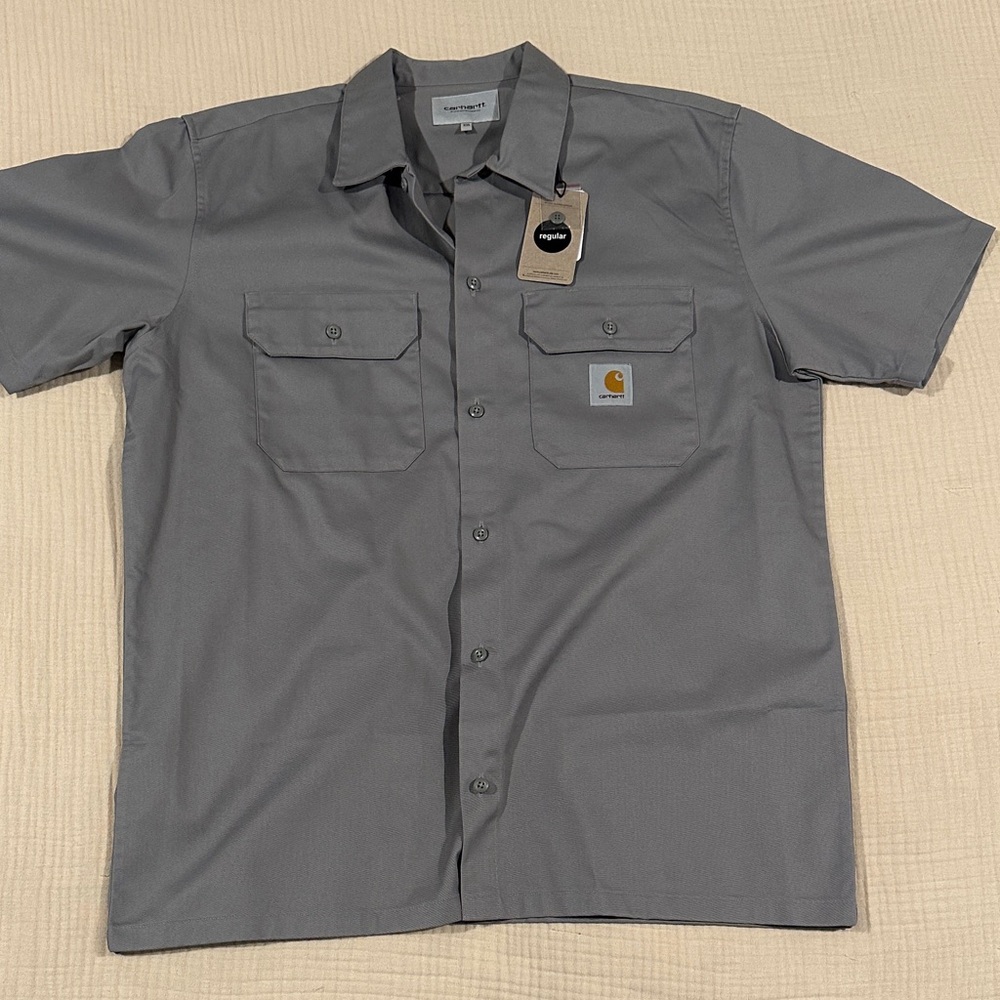 Carhartt WIP Gray Casual Button Down Shirt